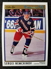 Sergei Nemchinov Hockey Cards 1991 O-Pee-Chee Premier Prices
