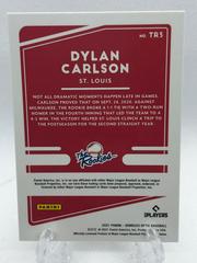 Back Of Card | Dylan Carlson Baseball Cards 2021 Panini Donruss Optic The Rookies