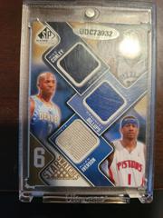 Star Back | Mike Conley, Chauncey Billups, Allen Iverson, Steve Nash, Andre Miller, Baron Davis Basketball Cards 2009 Upper Deck Greats of the Game Old School Swatches