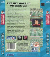 Joe Montana NFL Football - Back | Joe Montana NFL Football Sega CD