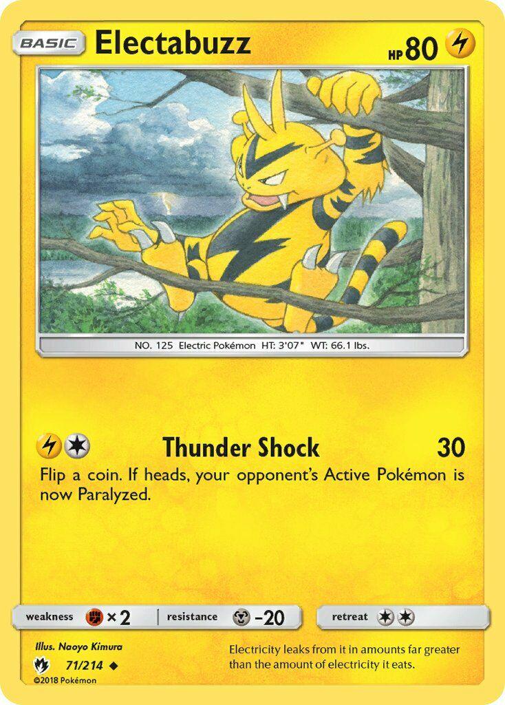 Electabuzz 71 Prices Pokemon Lost Thunder Pokemon Cards