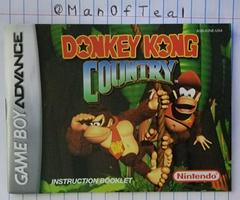 Manual  | Donkey Kong Country GameBoy Advance