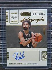 Derrick White [Gold] #CA-DWT Basketball Cards 2021 Panini Contenders Contenders Autographs Prices
