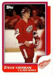Steve Yzerman #11 Hockey Cards 1986 Topps Prices