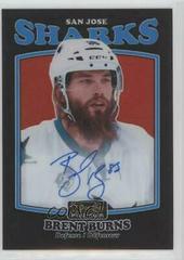 Brent Burns [Rainbow Black Autograph] #R-12 Hockey Cards 2016 O-Pee-Chee Platinum Retro Prices