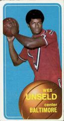 Wes Unseld #72 Basketball Cards 1970 Topps Prices