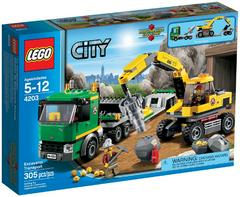 Excavator Transport #4203 LEGO City Prices