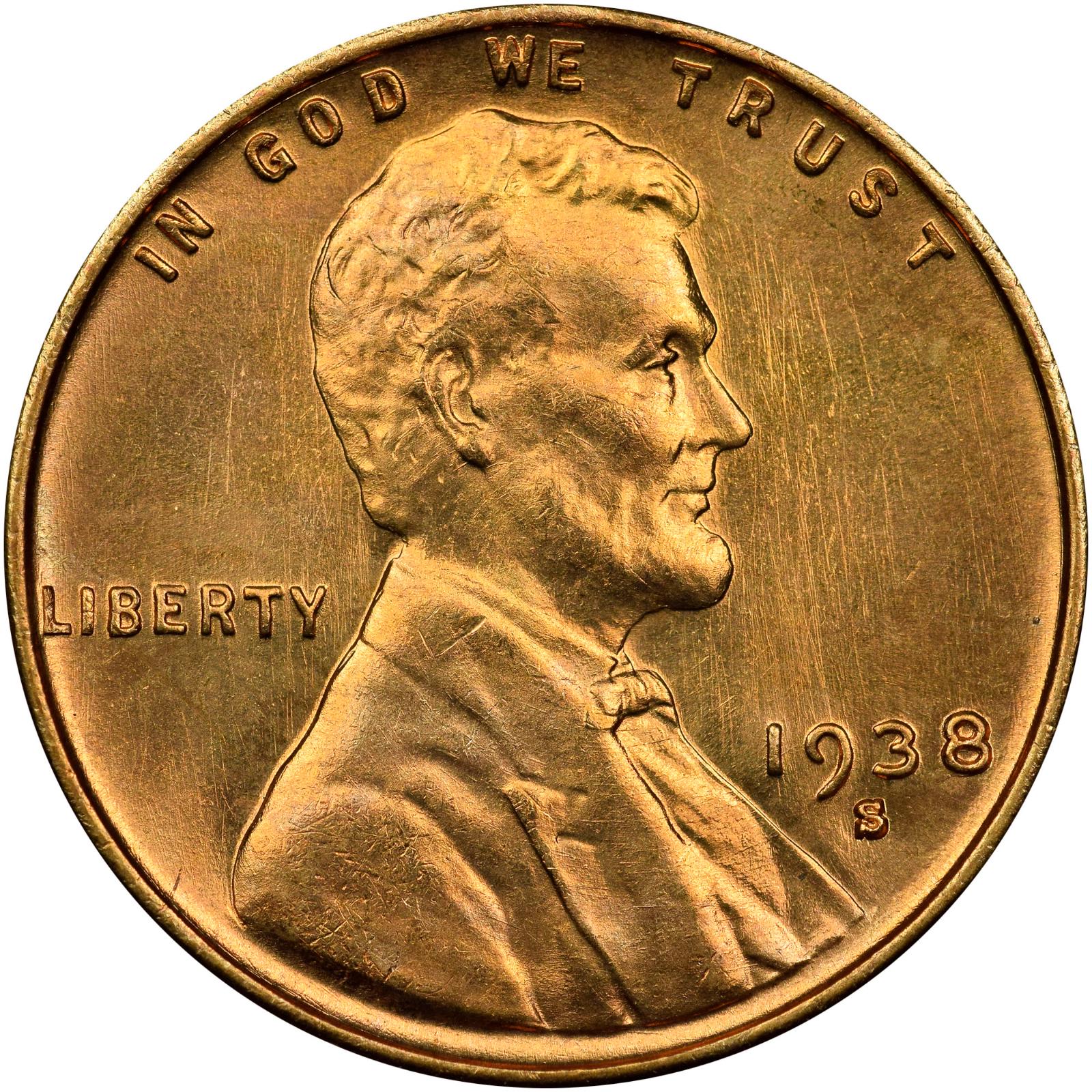 1938 S Lincoln Wheat Penny Prices | Ungraded, NGC, PCGS Values