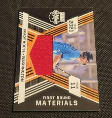Brady House #FRM-BH Baseball Cards 2021 Panini Elite Extra Edition First Round Materials Prices