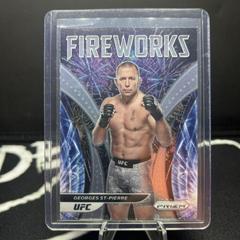 Georges St Pierre Ufc Cards 2022 Panini Prizm UFC Fireworks Prices