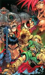 Battle Chasers [Chromium Wraparound] #1 (1998) Comic Books Battle Chasers Prices