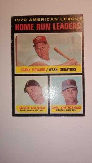 AL Home Run Leaders [Killebrew, Howard, Jackson] #66 photo