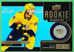 Tanner Jeannot [Gold] #RR-20 Hockey Cards 2022 Upper Deck Rookie Retrospective Prices