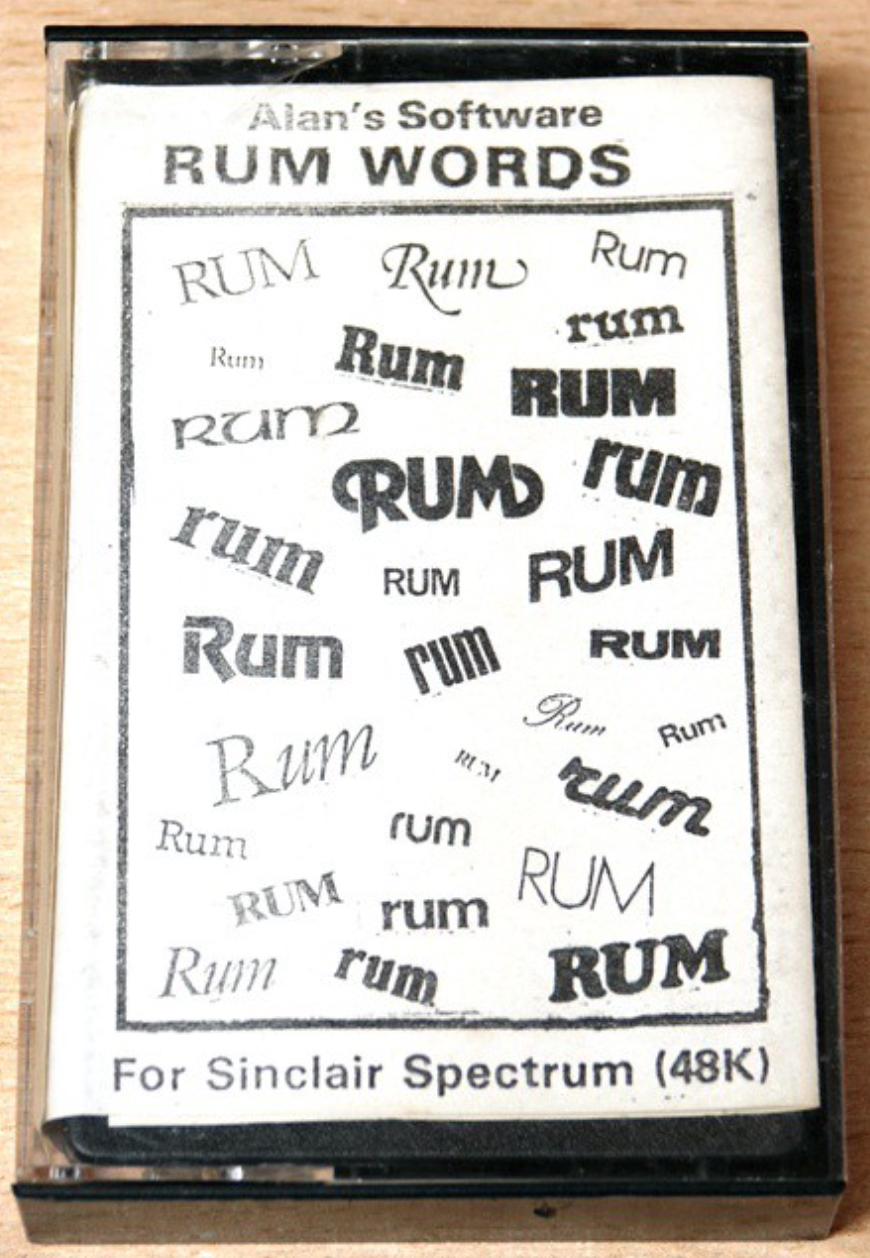 Rum Words Prices ZX Spectrum Compare Loose, CIB & New Prices