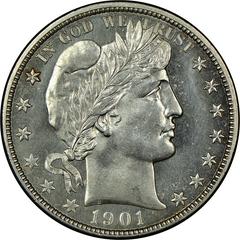 1901 Coins Barber Half Dollar Prices