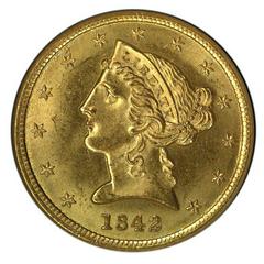 1842 Coins Liberty Head Half Eagle Prices