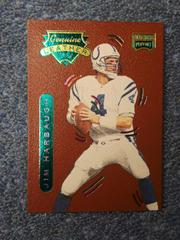 Jim Harbaugh [Accent] #4 Football Cards 1996 Playoff Contenders Leather Prices