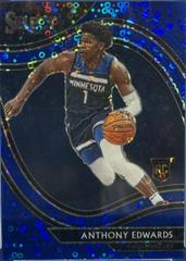 Anthony Edwards [Blue Disco Prizm] Basketball Cards 2020 Panini Select Prices