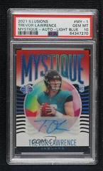 Trevor Lawrence [Autograph Red] Football Cards 2021 Panini Illusions Mystique Prices