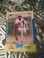 Vince Coleman #7 Baseball Cards 1988 Fleer MVP Prices