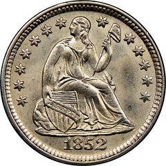 1852 [PROOF] Coins Seated Liberty Half Dime Prices