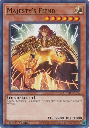 Majesty's Fiend MGED-EN134 YuGiOh Maximum Gold: El Dorado