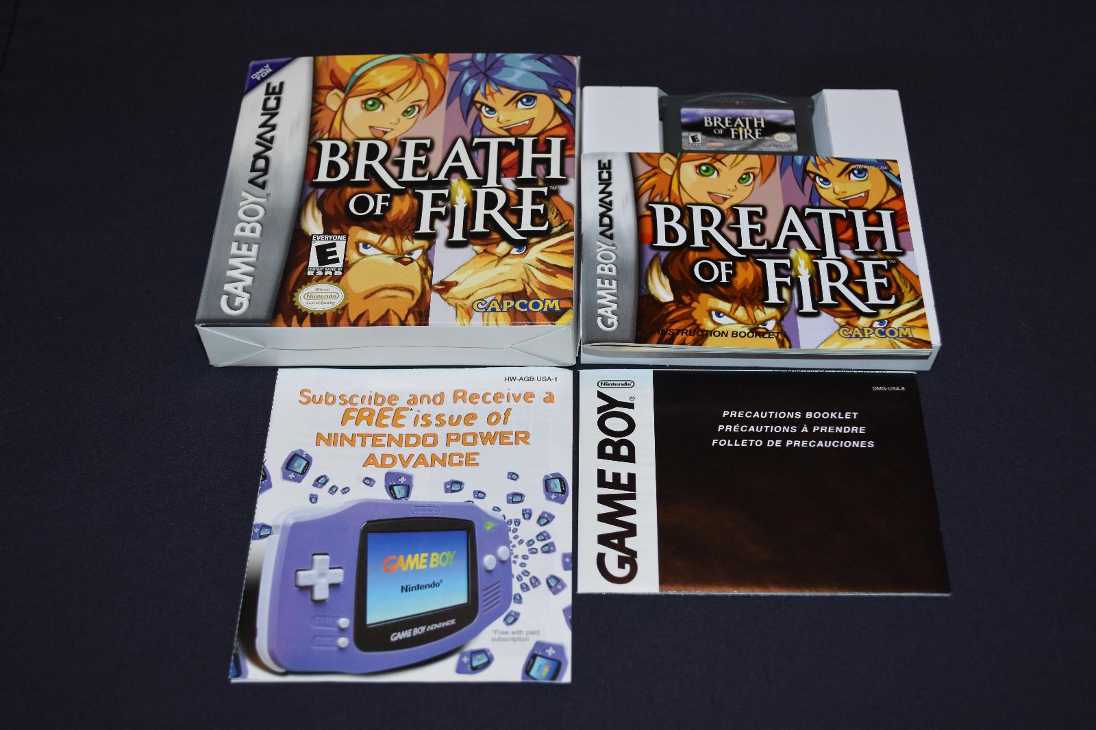 Breath of Fire | Item, Box, and Manual | GameBoy Advance