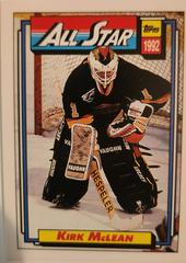 Kirk McLean [All-Star] Hockey Cards 1992 Topps Prices