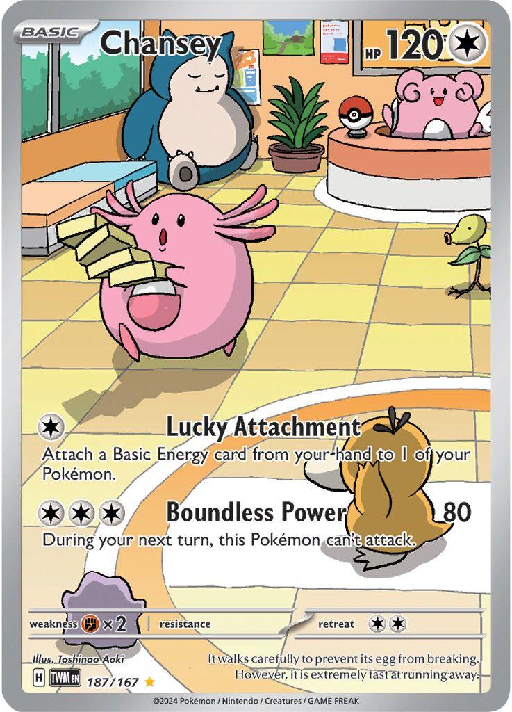 Chansey #187 Pokemon Twilight Masquerade