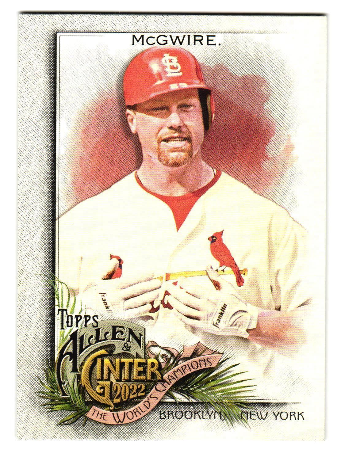 Mark McGwire Prices Topps Allen Ginter Baseball Cards