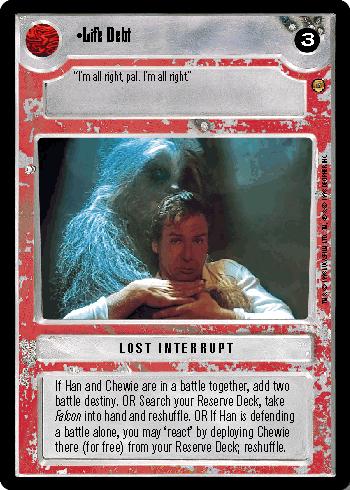 Life Debt [Limited] Star Wars CCG Jabba's Palace