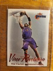 Vince Carter #7 Basketball Cards 2000 Fleer Game Time Vince and the Revolution Prices