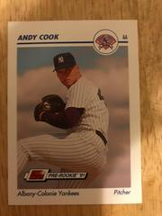 Andy Cook #1 Baseball Cards 1991 Impel Line Drive Pre Rookie AA Prices