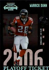 Warrick Dunn [Playoff Ticket] #6 Football Cards 2006 Playoff Contenders Prices