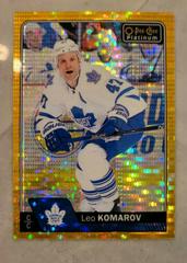 Leo Komarov [Seismic Gold] Hockey Cards 2016 O-Pee-Chee Platinum Prices