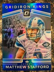 Matthew Stafford [Blue] #14 Football Cards 2017 Panini Donruss Optic Gridiron Kings Prices