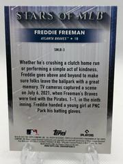 Back Of Card | Freddie Freeman Baseball Cards 2022 Topps Stars of MLB
