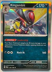 Kingambit 134/198 * SCARLET & VIOLET ENGLISH * ULTRA RARE HOLO POKEMON CARD  TCG