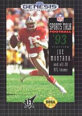 Alternative Cover | Sports Talk Football '93 Starring Joe Montana Sega Genesis