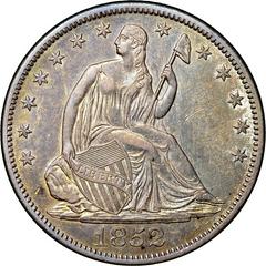 1852 O [PROOF] Coins Seated Liberty Half Dollar Prices