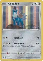 Cobalion [Holo] Pokemon Chilling Reign Prices