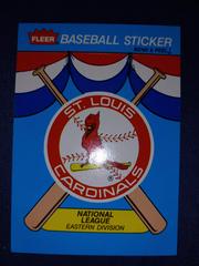 St. Louis Cardinals Baseball Cards 1989 Fleer Baseball Stickers Prices