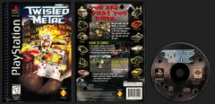 Front/Back Cover & Disc | Twisted Metal [Long Box] Playstation