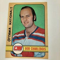 Bob Charlebois #309 Hockey Cards 1972 O-Pee-Chee Prices