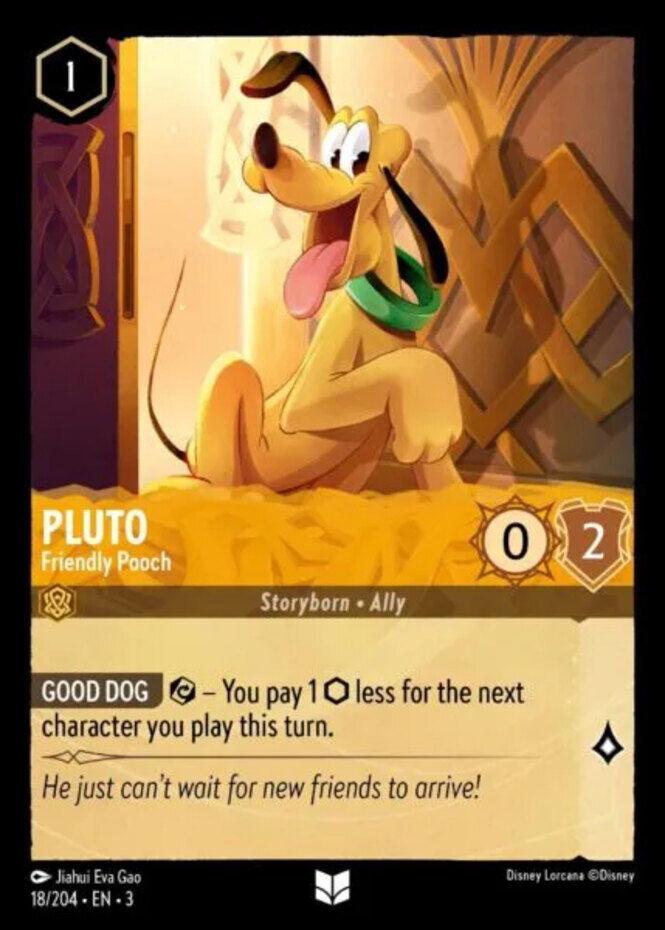 Pluto - Friendly Pooch [Foil] #18 Lorcana Into the Inklands