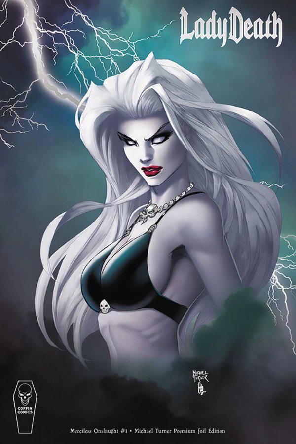 Lady Death: Merciless Onslaught [Turner Foil] #1 (2017) Comic Books Lady Death: Merciless Onslaught