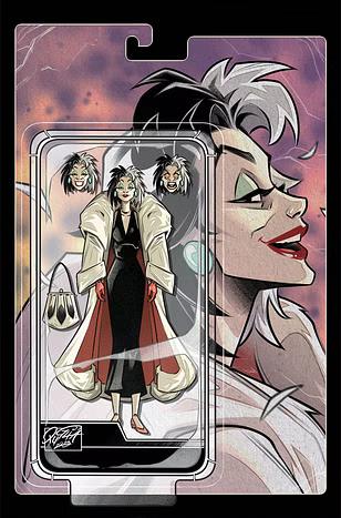 Disney Villains: Cruella De Vil [Action Figure Virgin] #1 (2024) Comic Books Disney Villains: Cruella De Vil