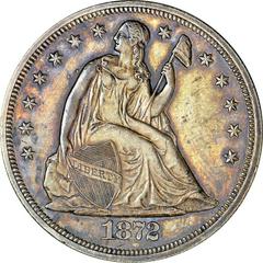 1872 [PROOF] Coins Seated Liberty Dollar Prices