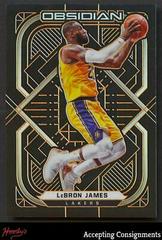 LeBron James [Orange] Basketball Cards 2020 Panini Obsidian Prices