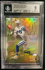 Marvin Harrison [Precious Metal Gems] #85 Football Cards 1999 Metal Universe Prices